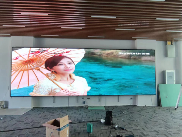 祥云P1.53led小间距屏安装案例